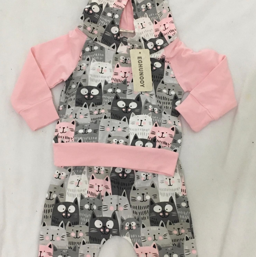 EGHUNOOY Baby Girl Matching Set - Picture 2 of 13